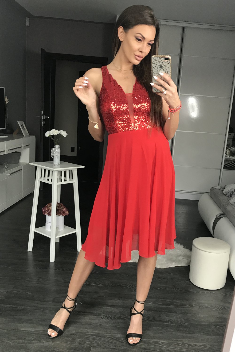 Red Evening dress
