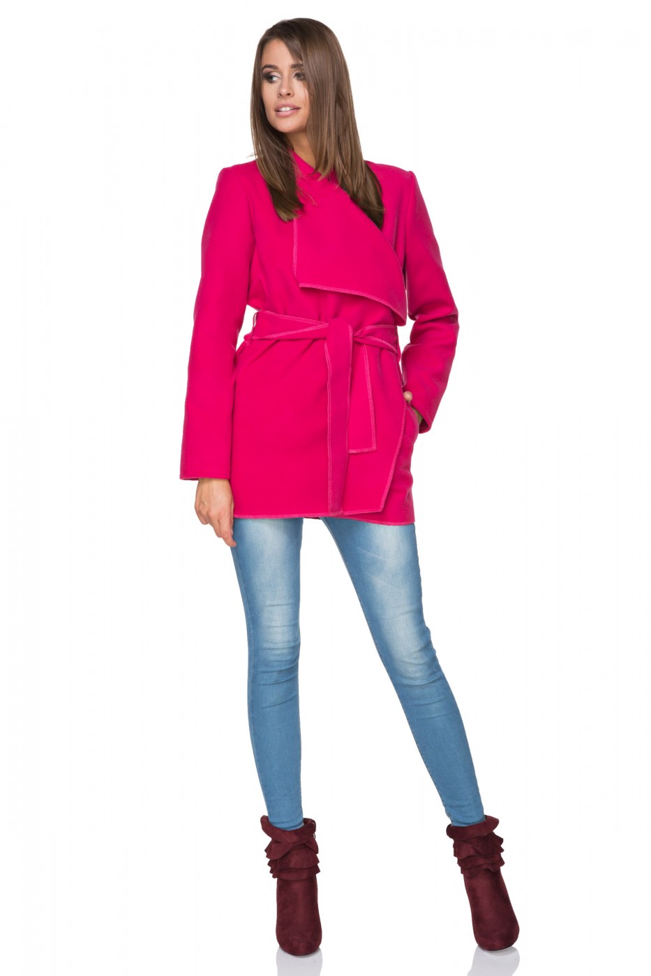 T  Pink Coat