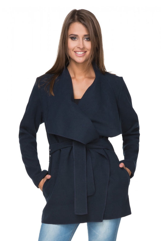 T  Navy Coat