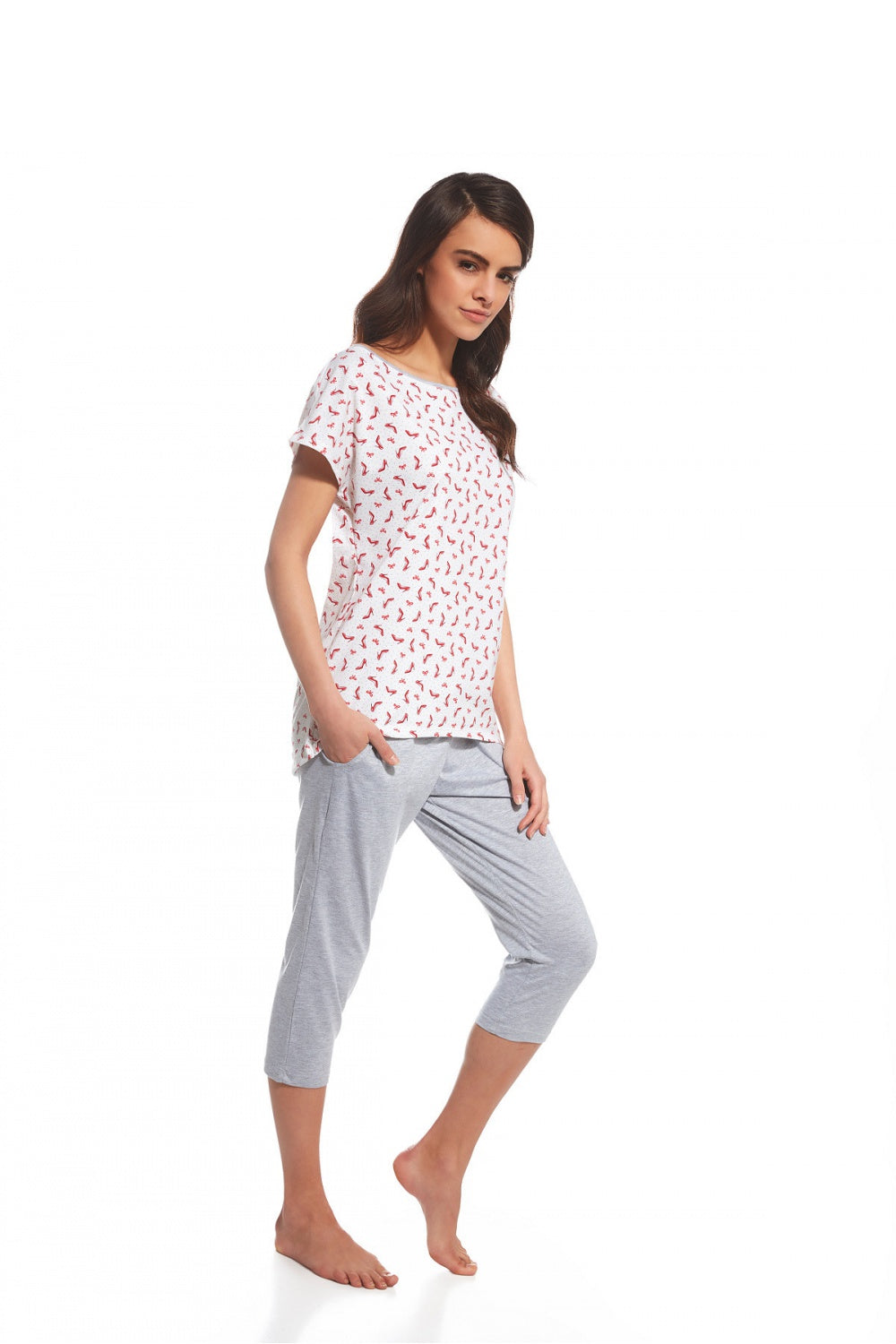 Pink Grey Pyjama