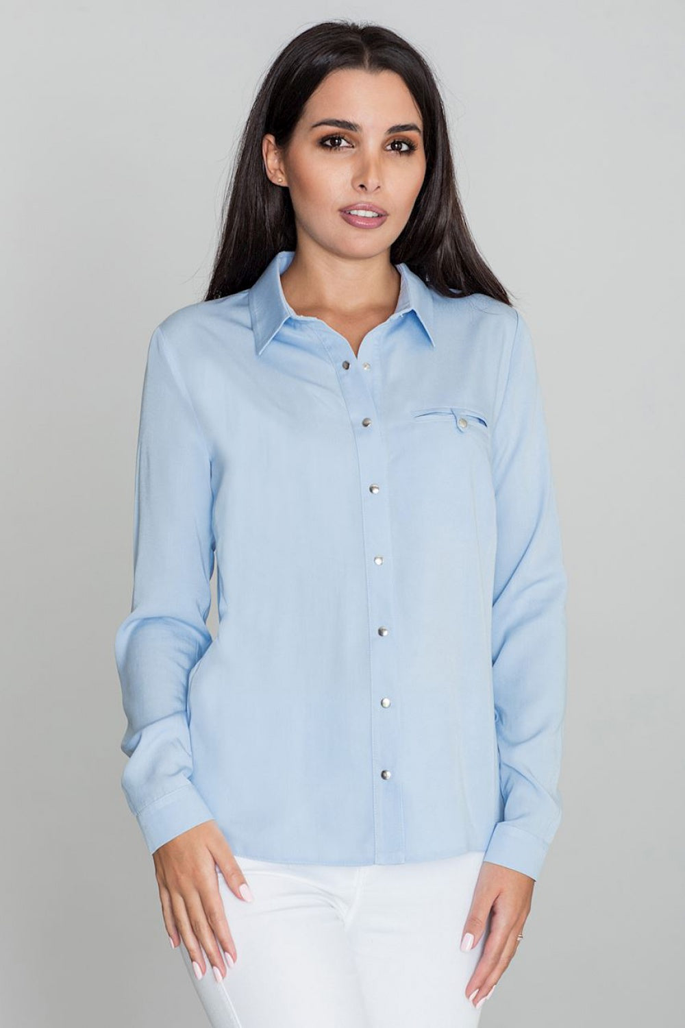 Sky Blue Long sleeve shirt