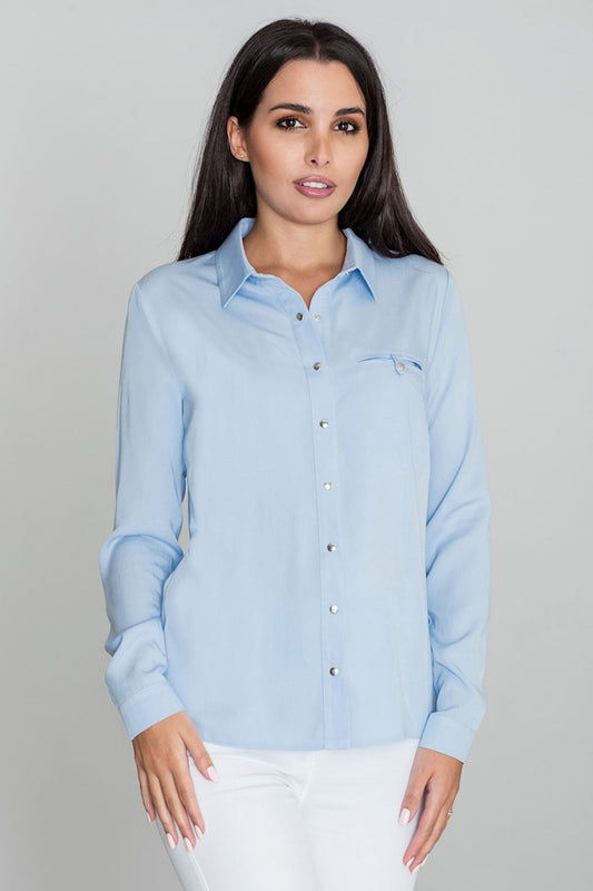 Sky Blue Long sleeve shirt