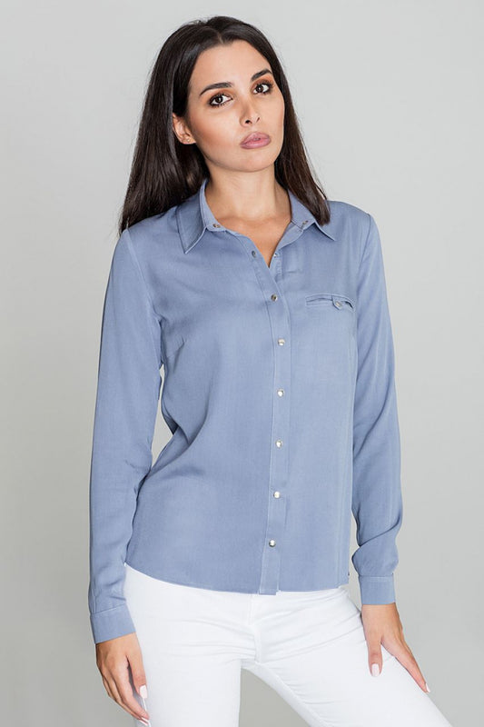 Blue Long sleeve shirt