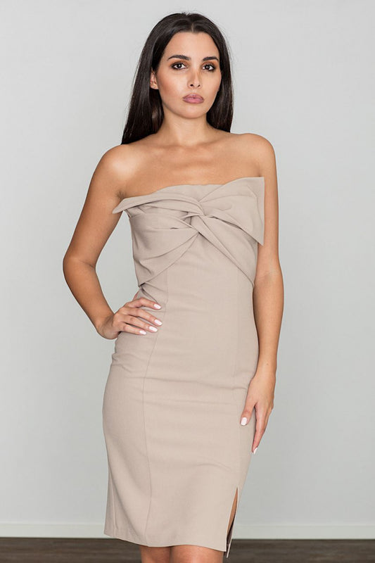 Beige Cocktail dress