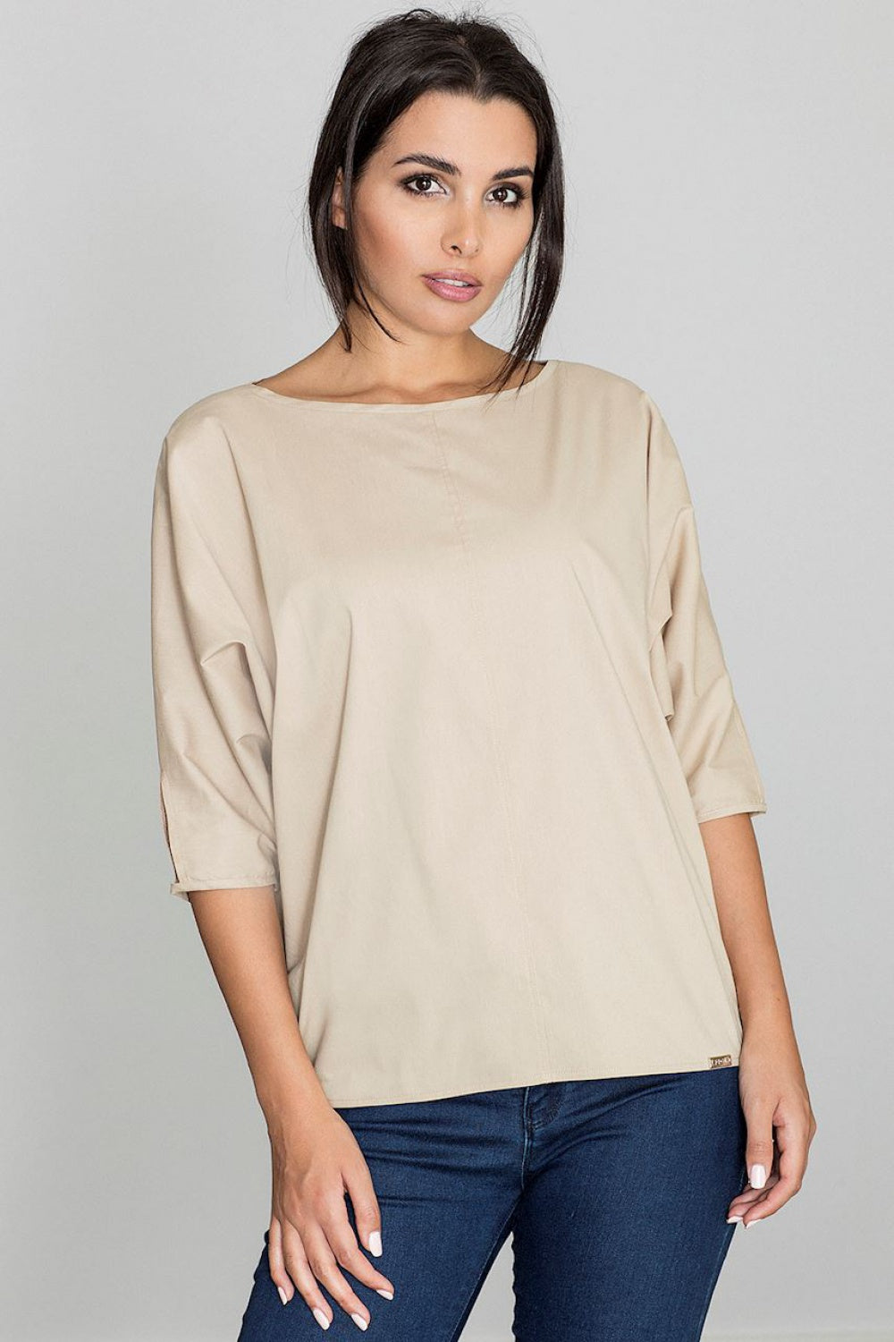 Beige Blouse