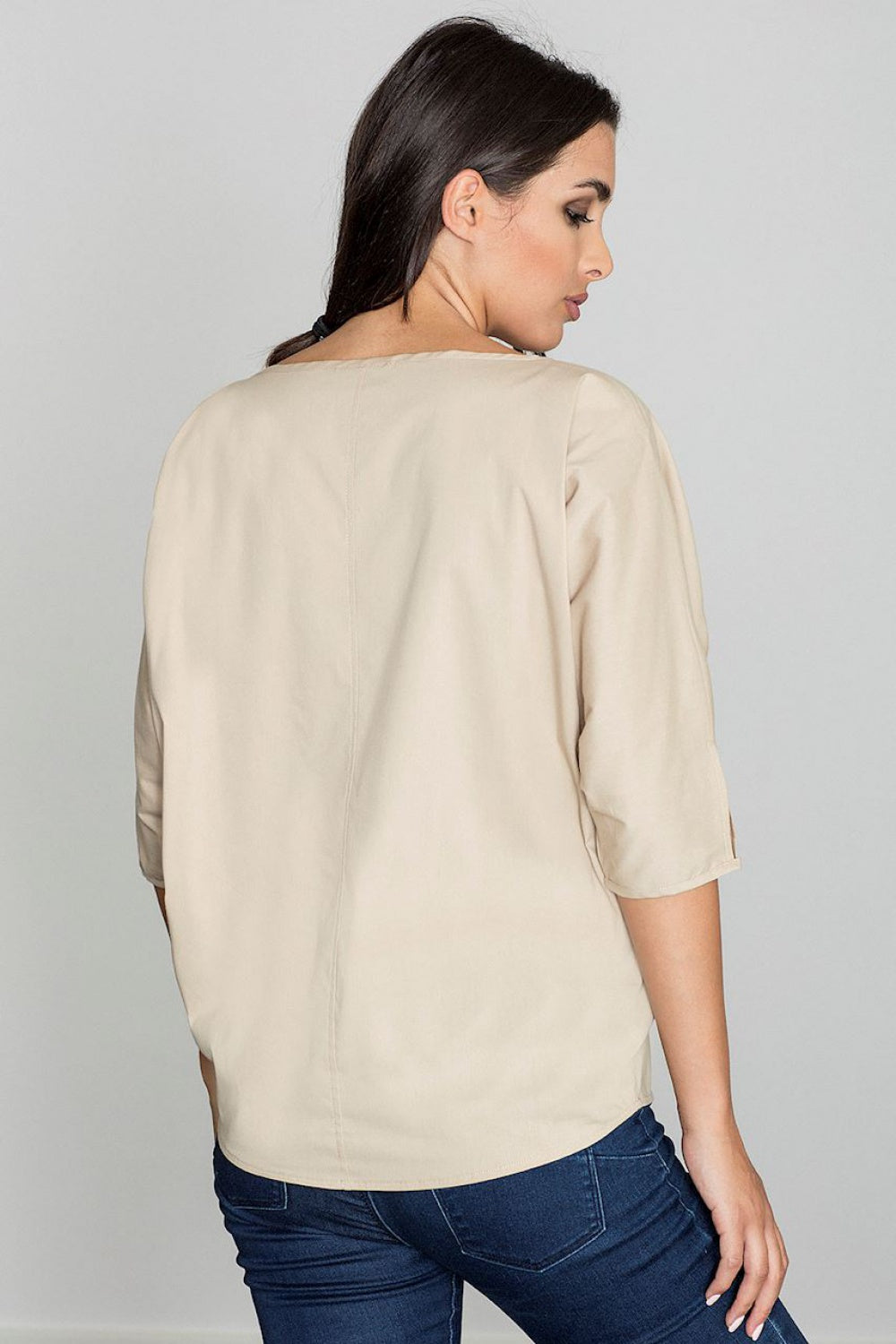 Beige Blouse