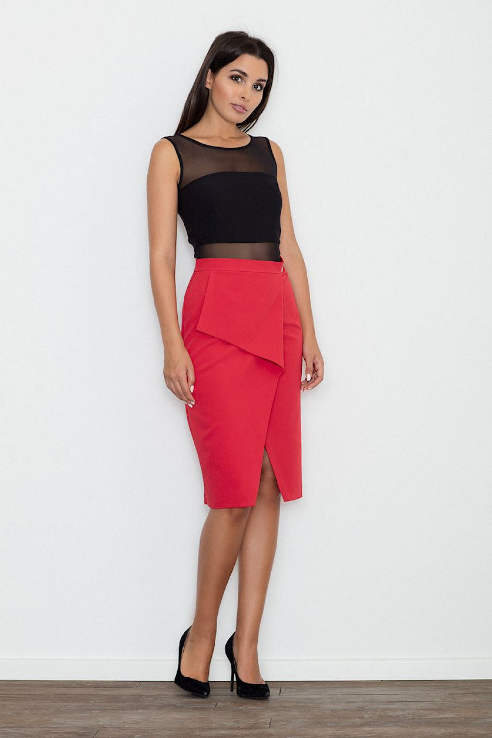 Red Classic skirt