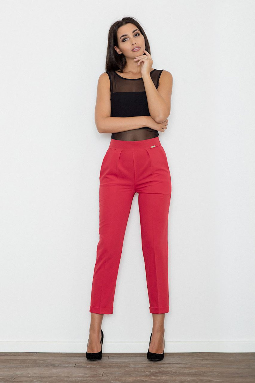 Red Women trousers