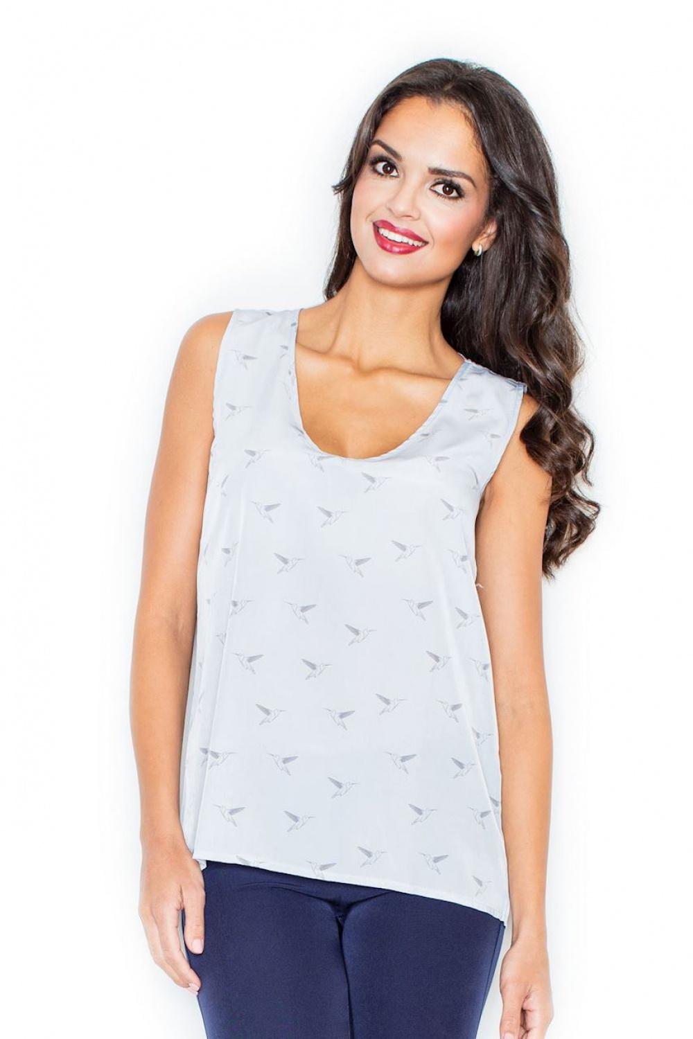 Sky Blue Blouse