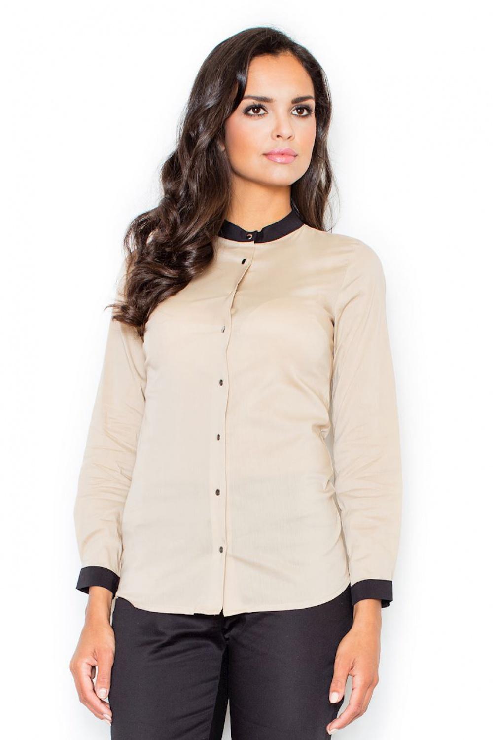 Beige Long sleeve shirt