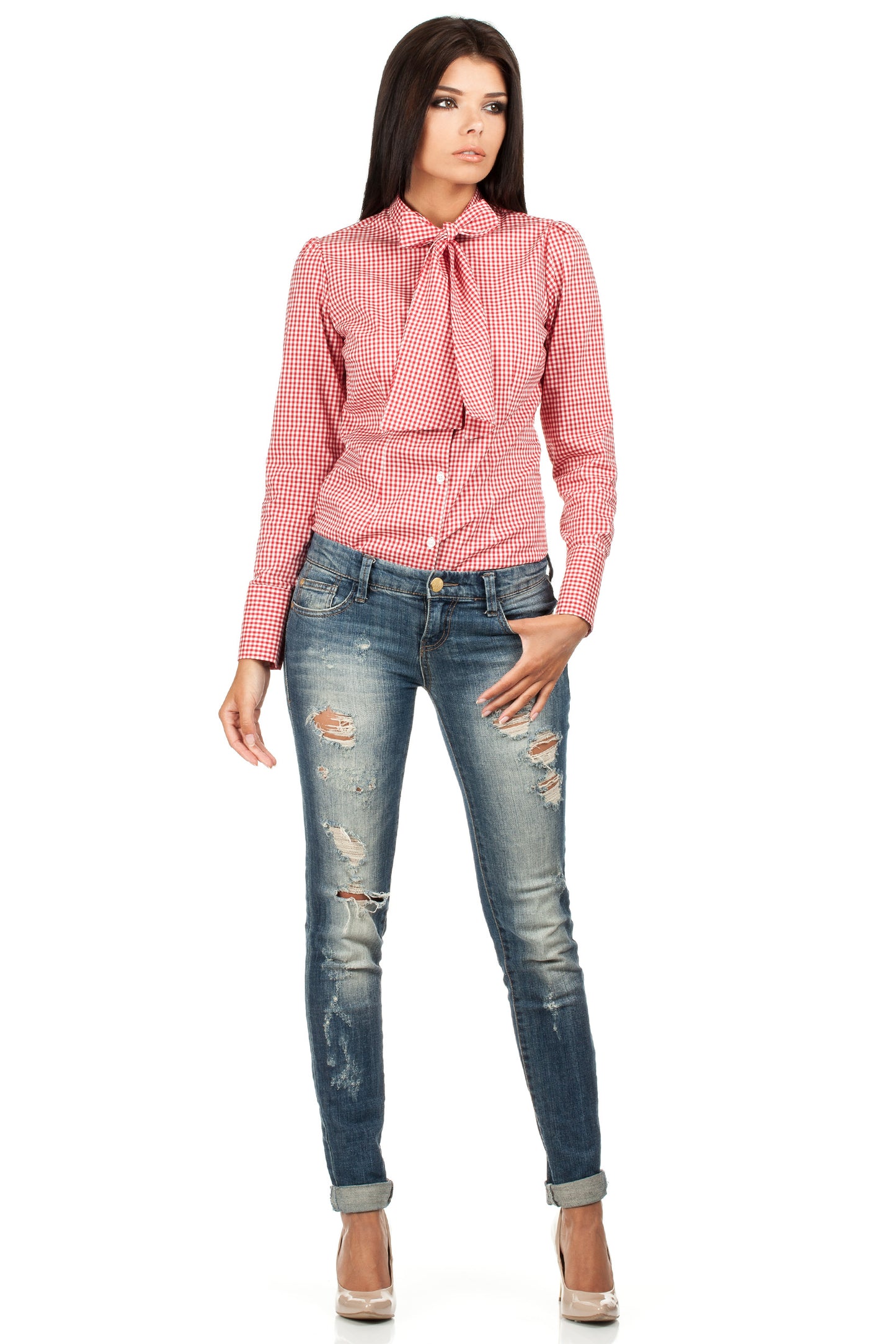 Red Long sleeve shirt