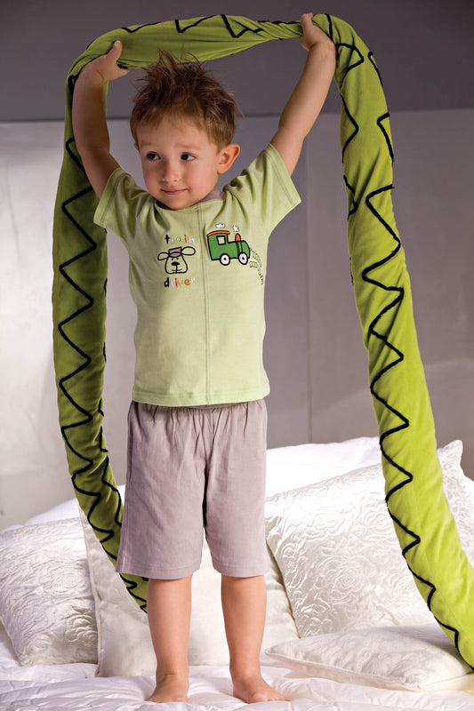 Samuel Grey Green Pyjama