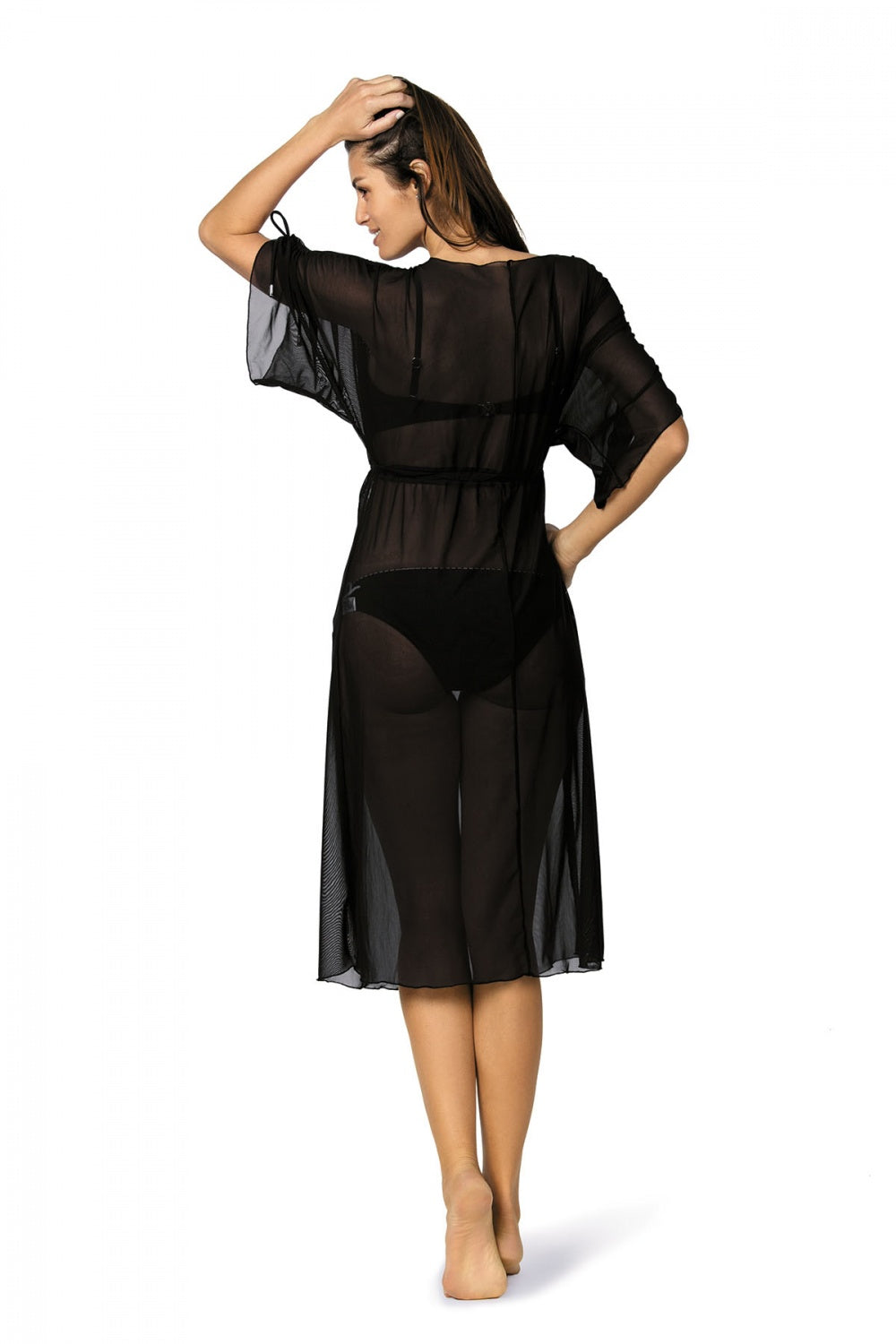 Nero Black Beach tunic