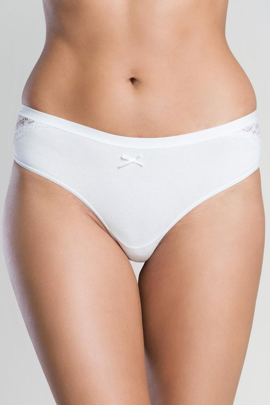 brazylian White Brazilian style panties