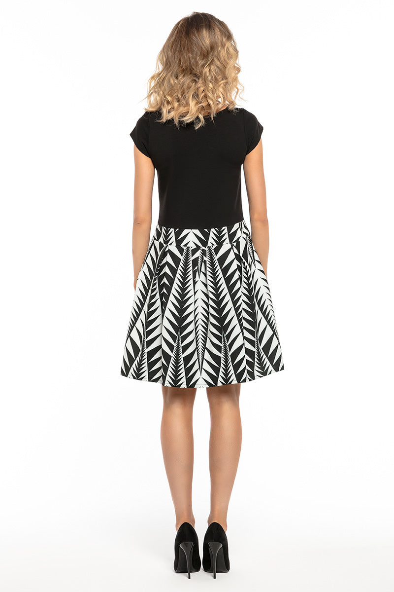 Black/Ecru Daydress