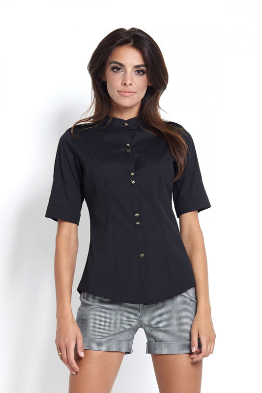 B Black Short sleeve shirt