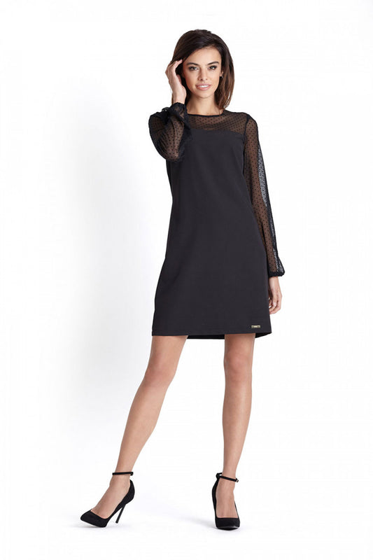 Black Kropki Short dress