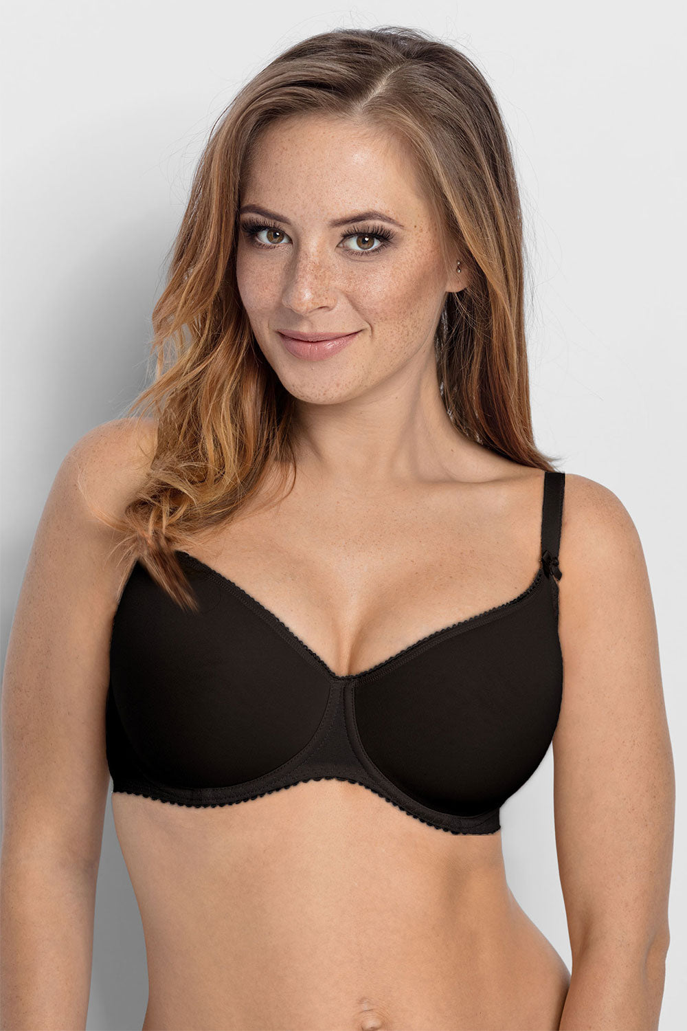 Pilar Black Padded bra