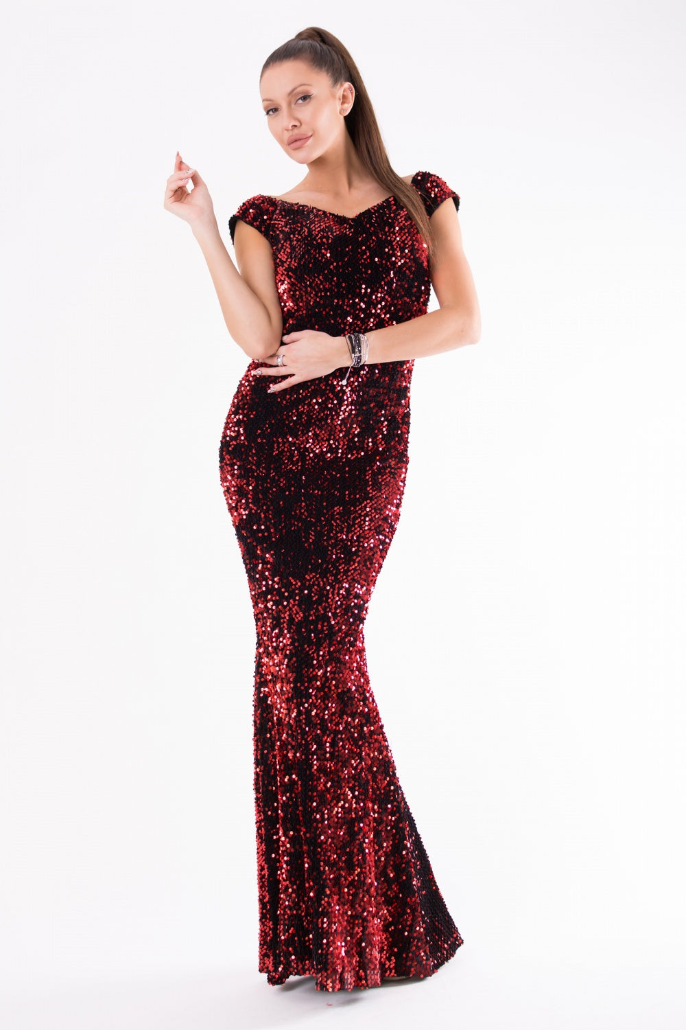 Red Long dress