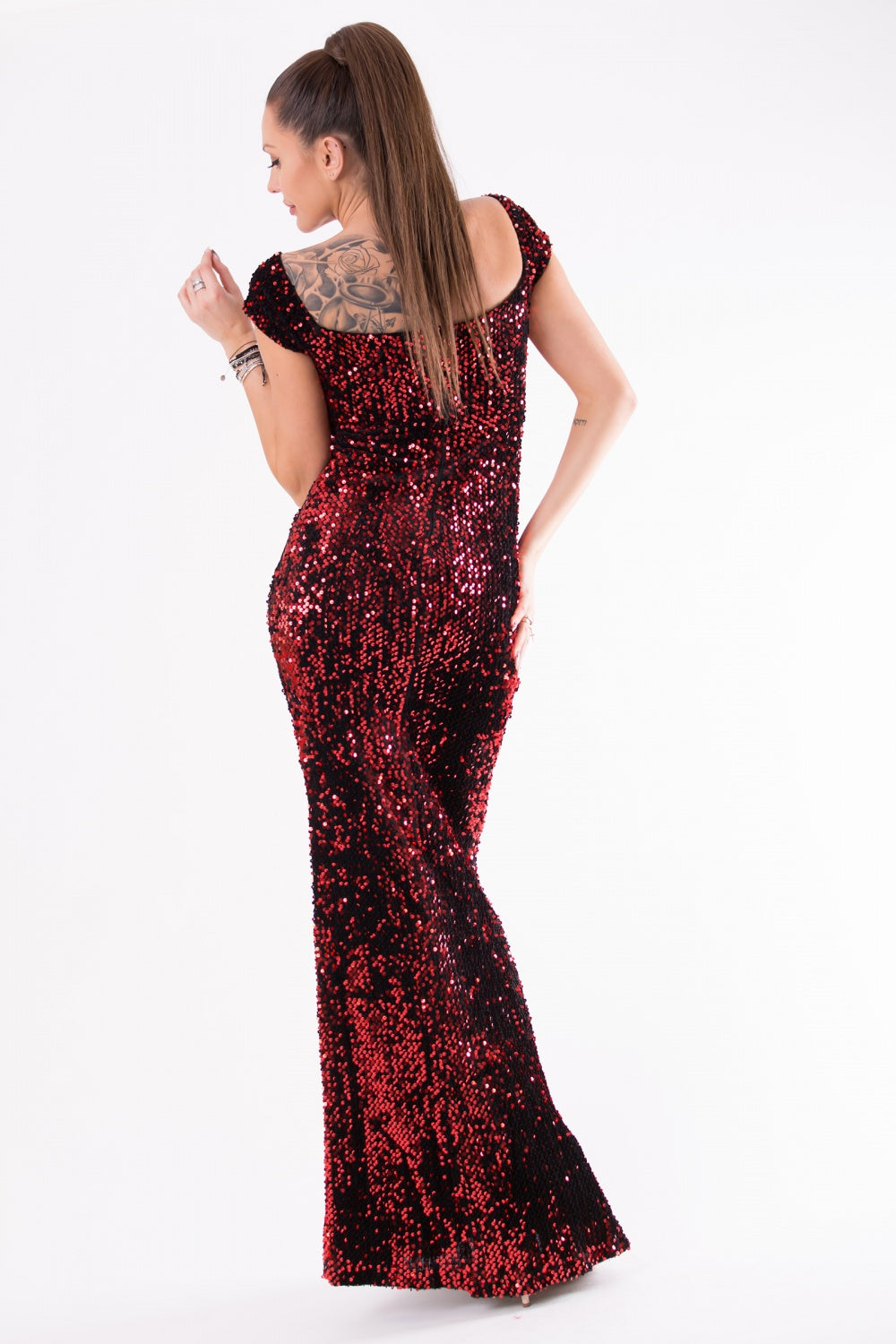 Red Long dress
