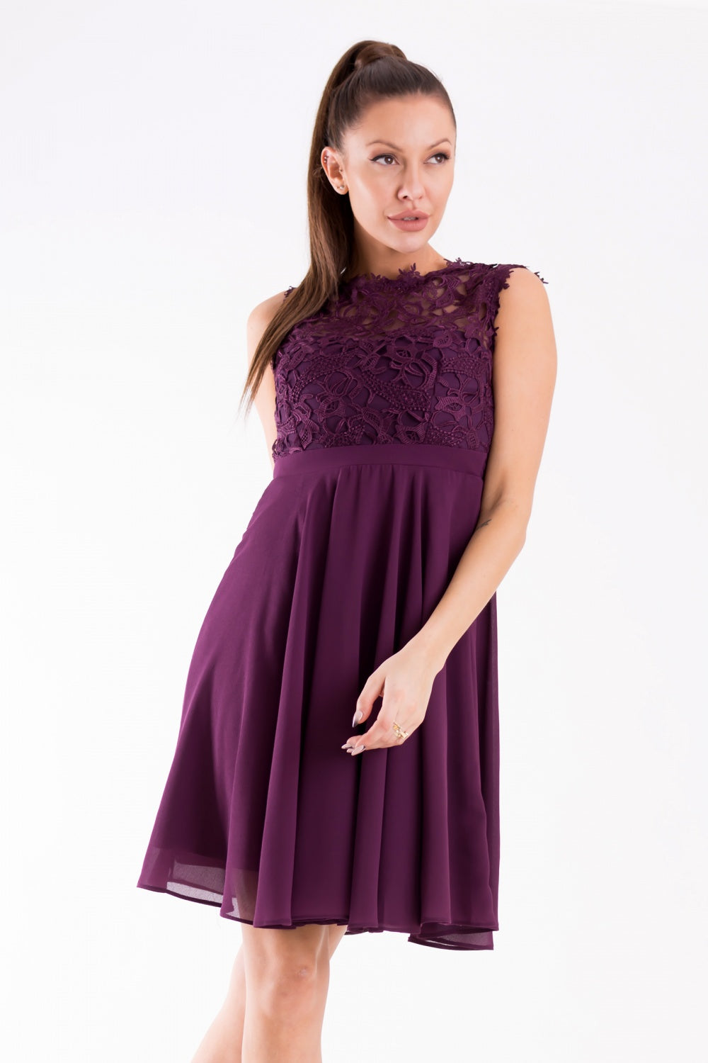 Śliwka Short dress