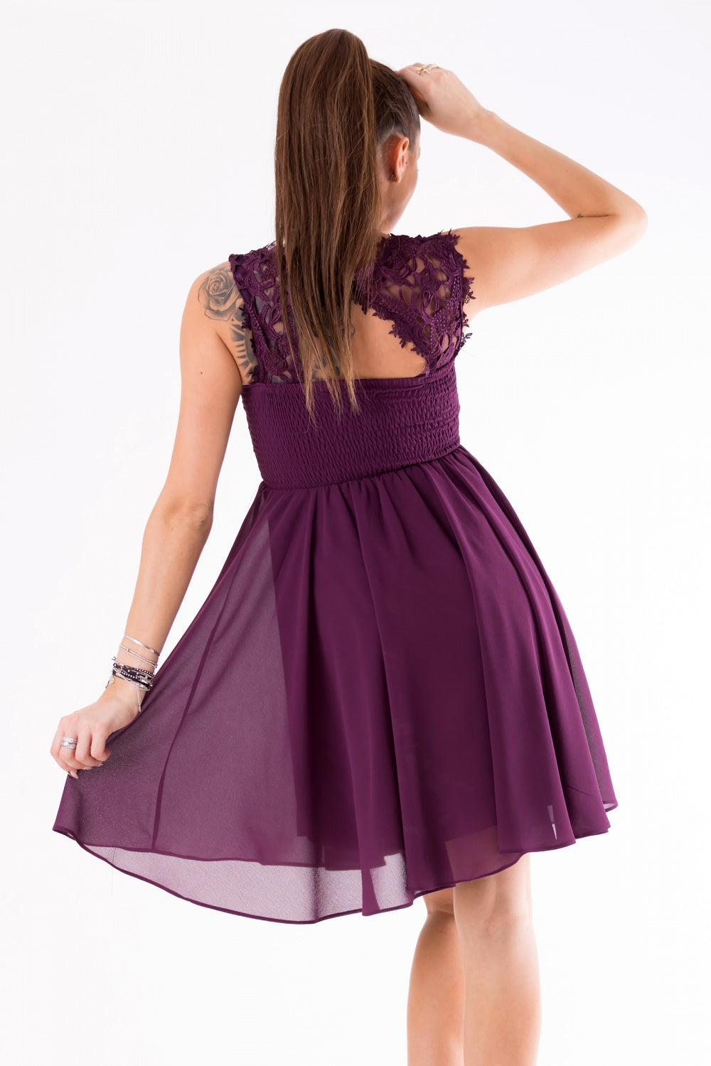 Śliwka Short dress