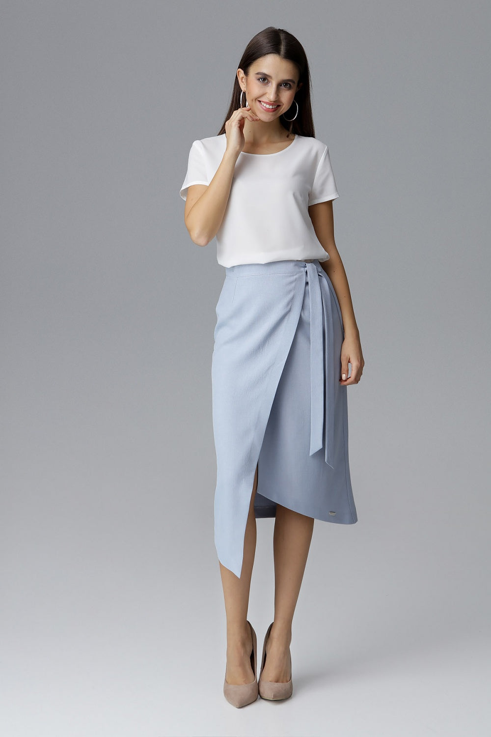 Sky Blue Skirt