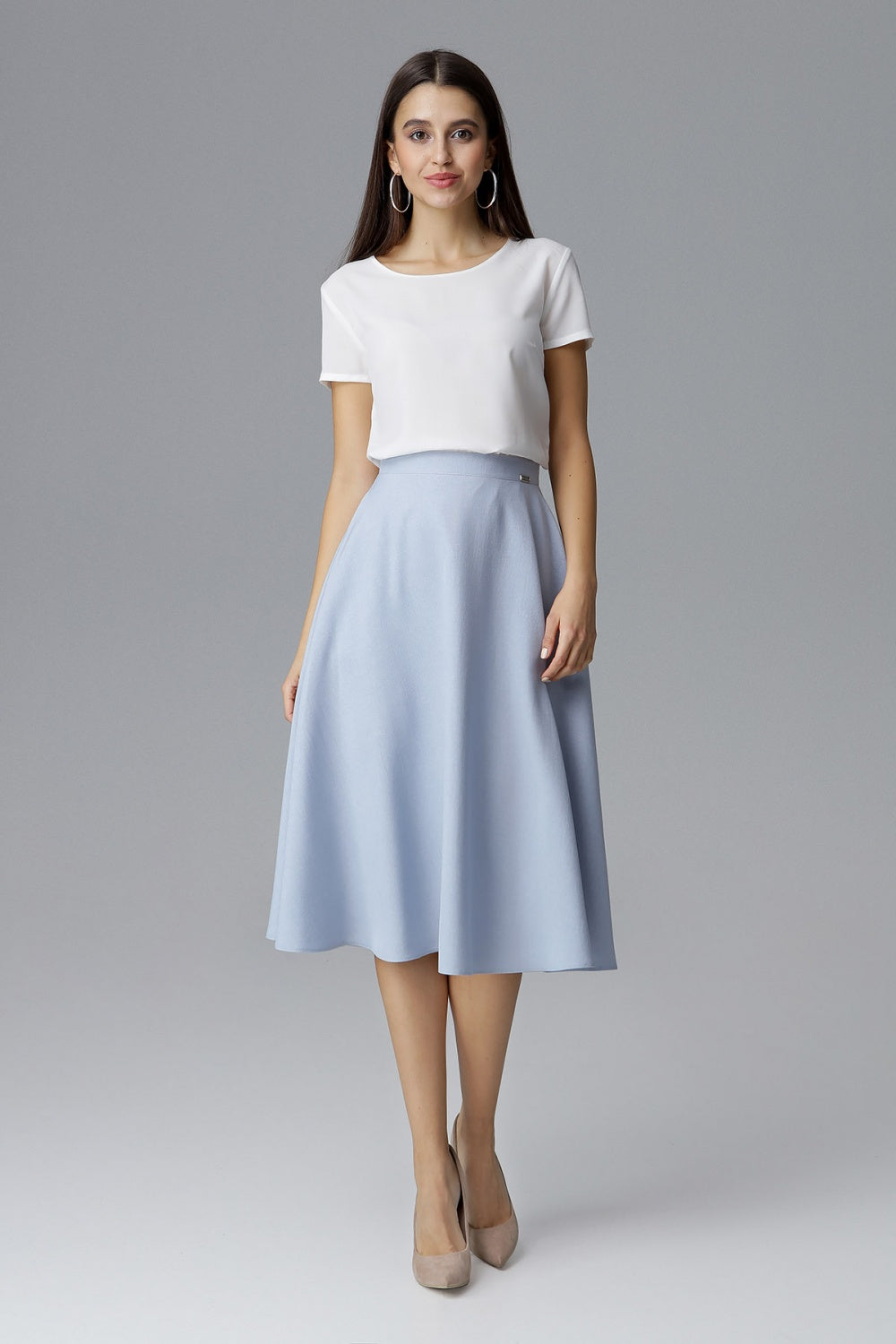 Sky Blue Skirt