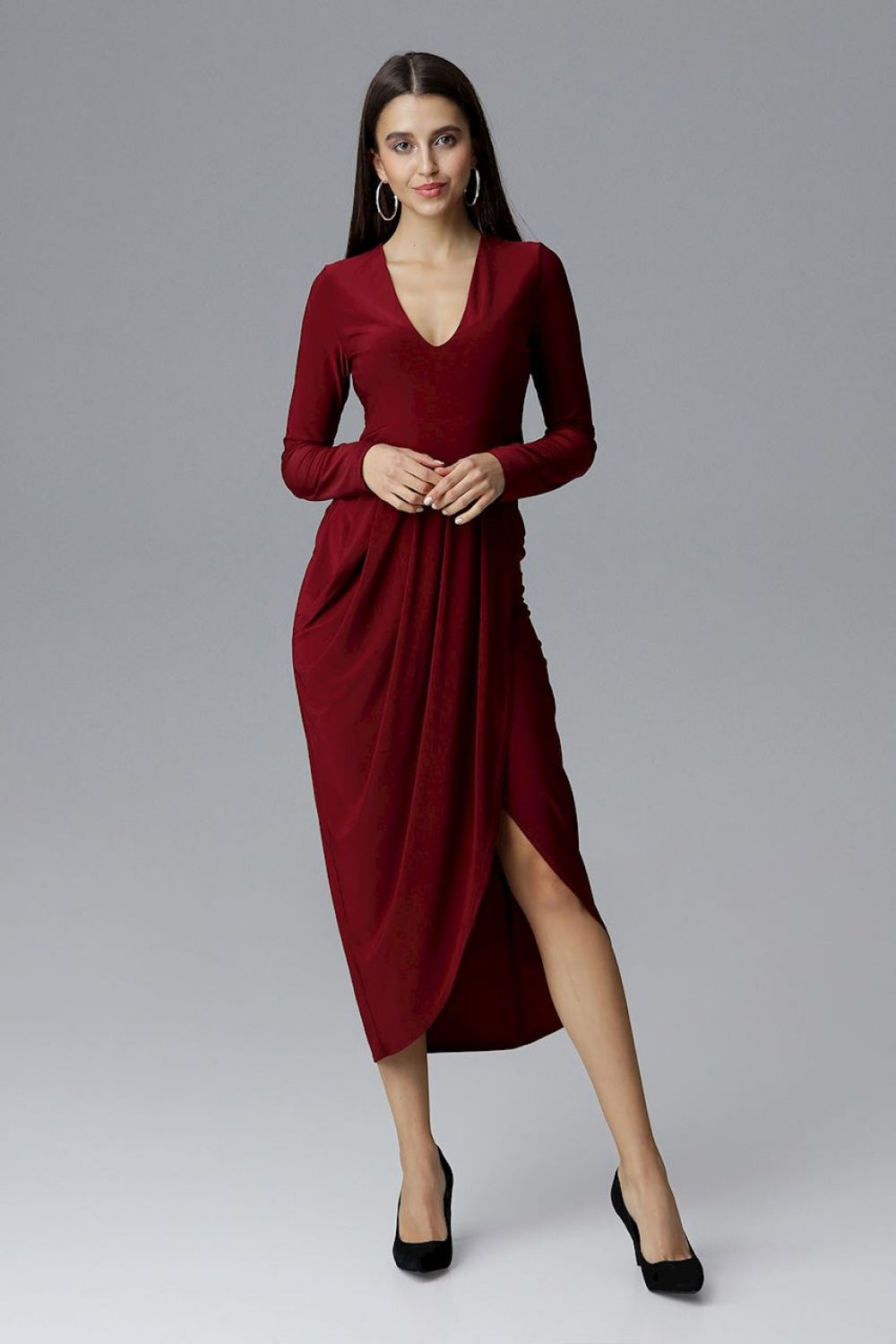 Bordo Long dress