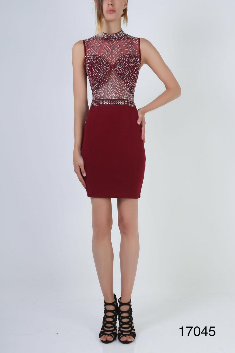 Bordo Short dress