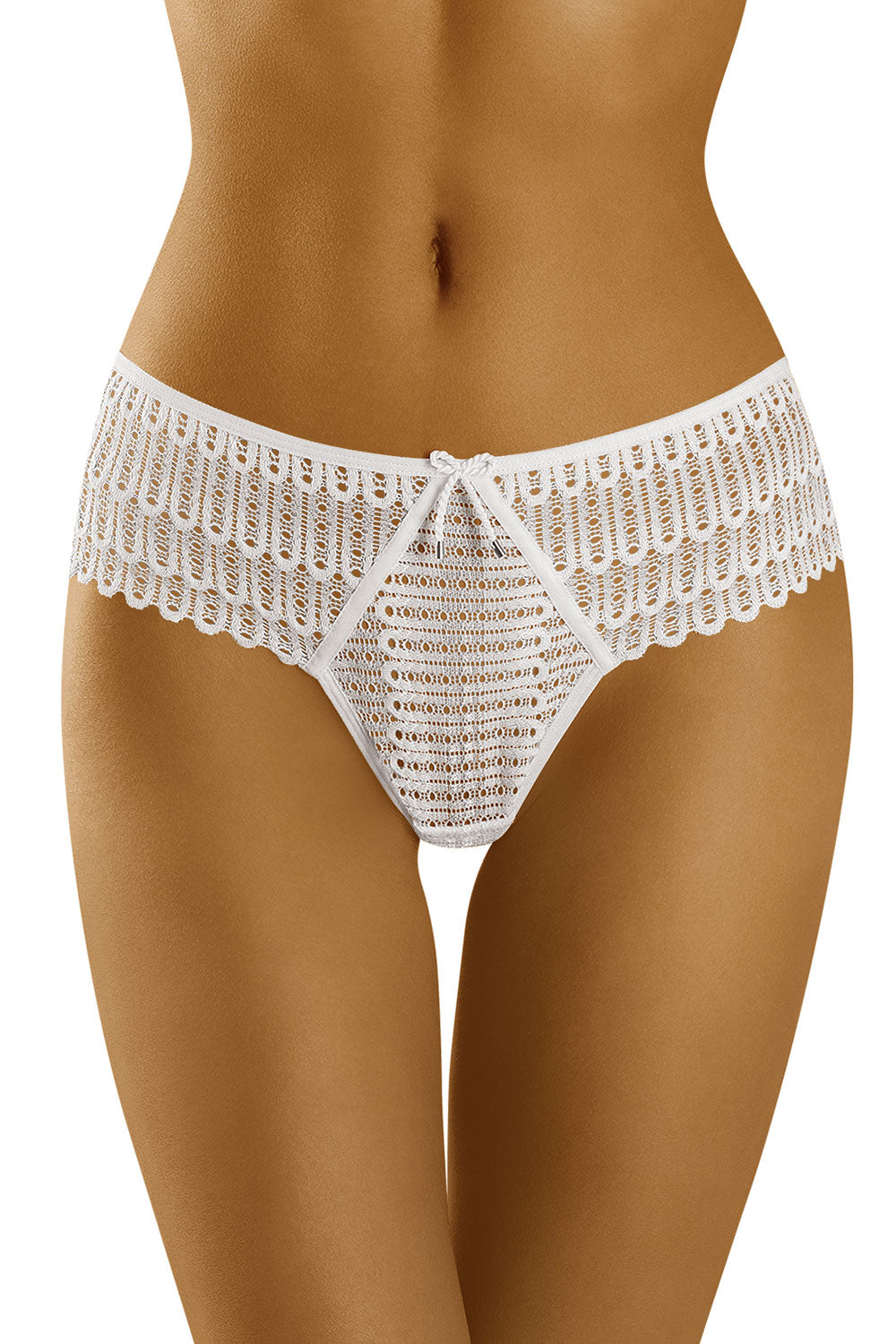 White Brazilian style panties