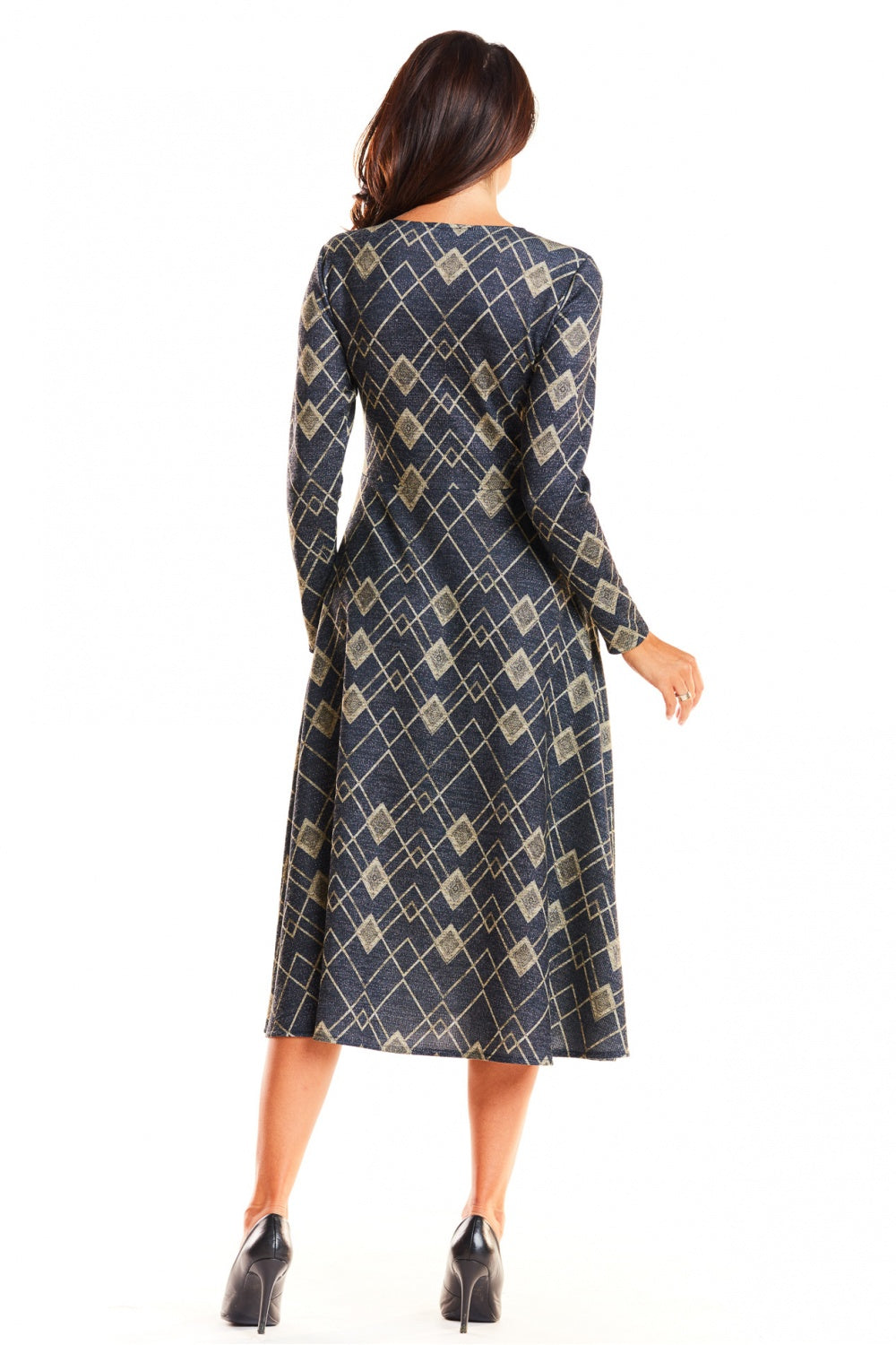 Navy Yellow Romby Daydress