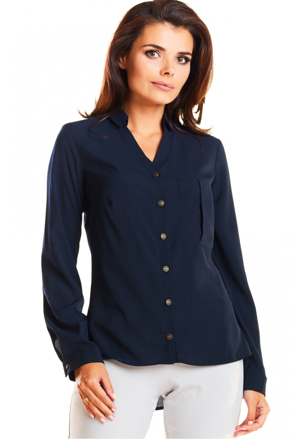 Navy Long sleeve shirt