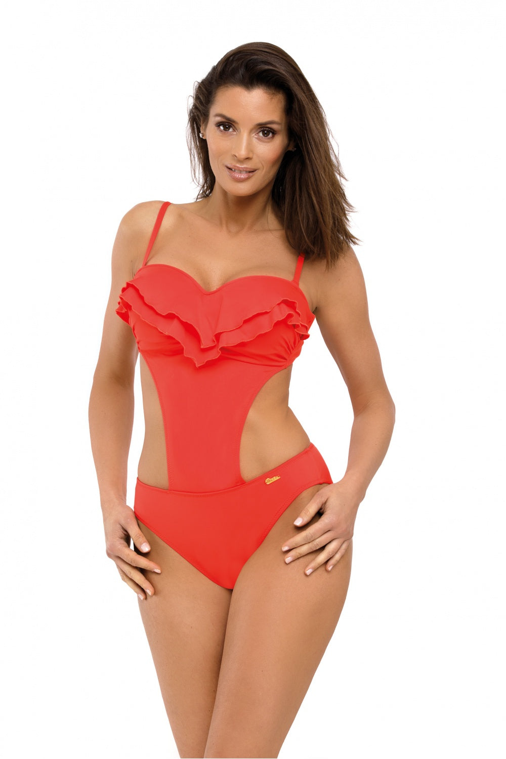 Belinda Portland Orange Swimsuit one piece
