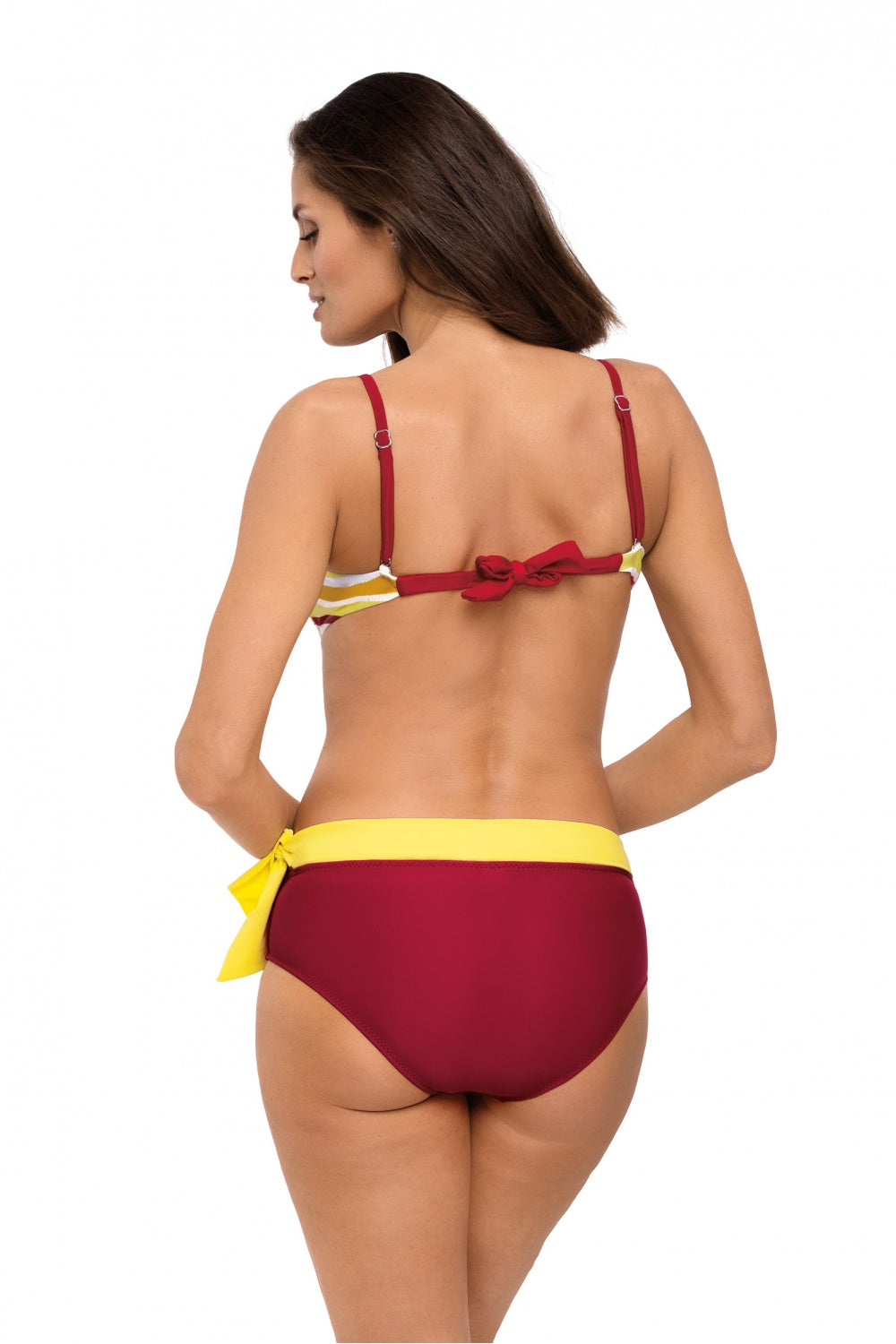 Adele Ribes-Tweety Red Yellow Swimsuit two piece