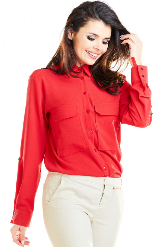 Red Long sleeve shirt