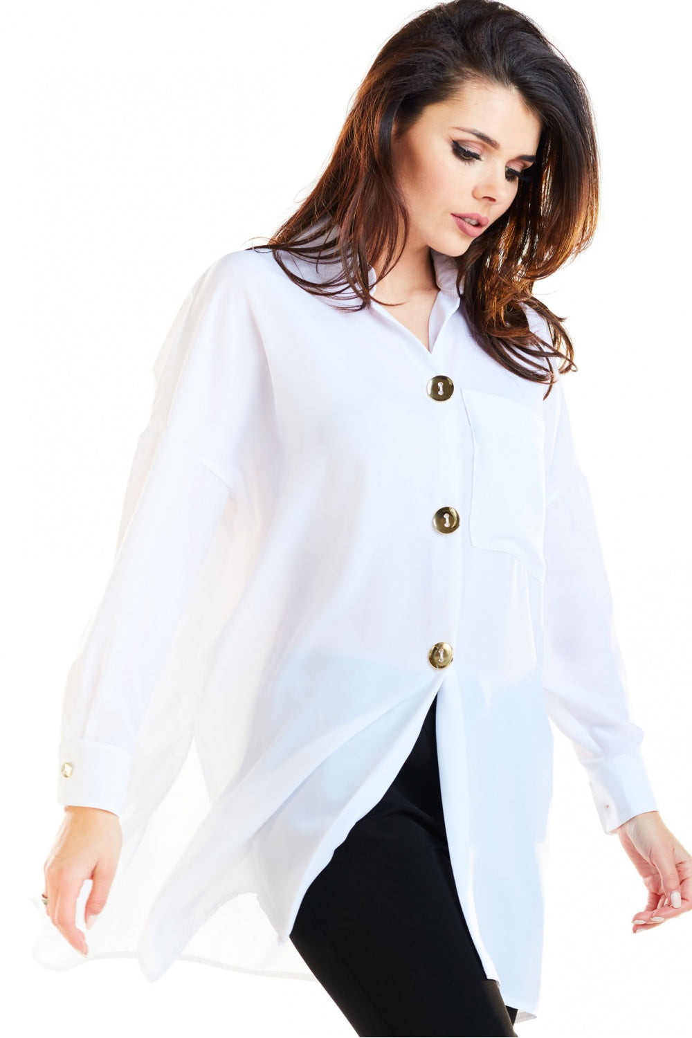 White Long sleeve shirt