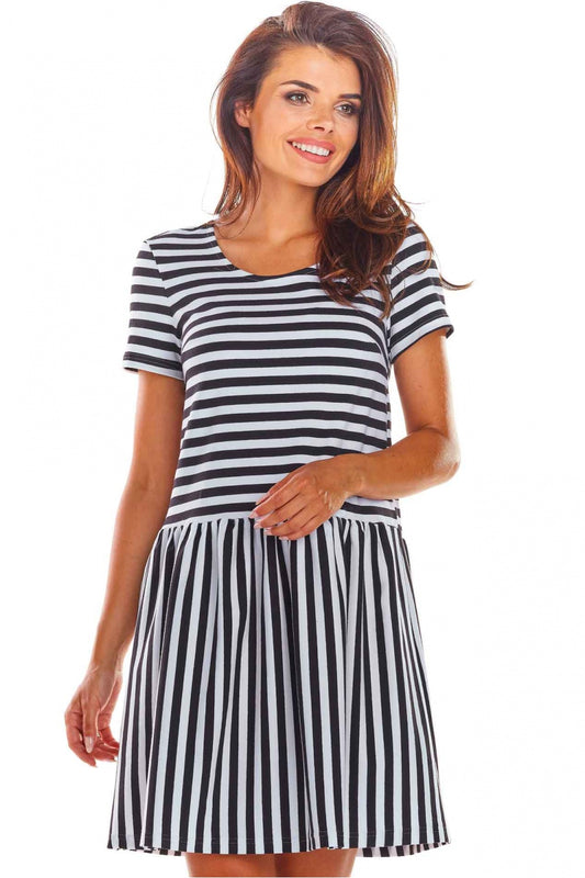 Paski Black Daydress