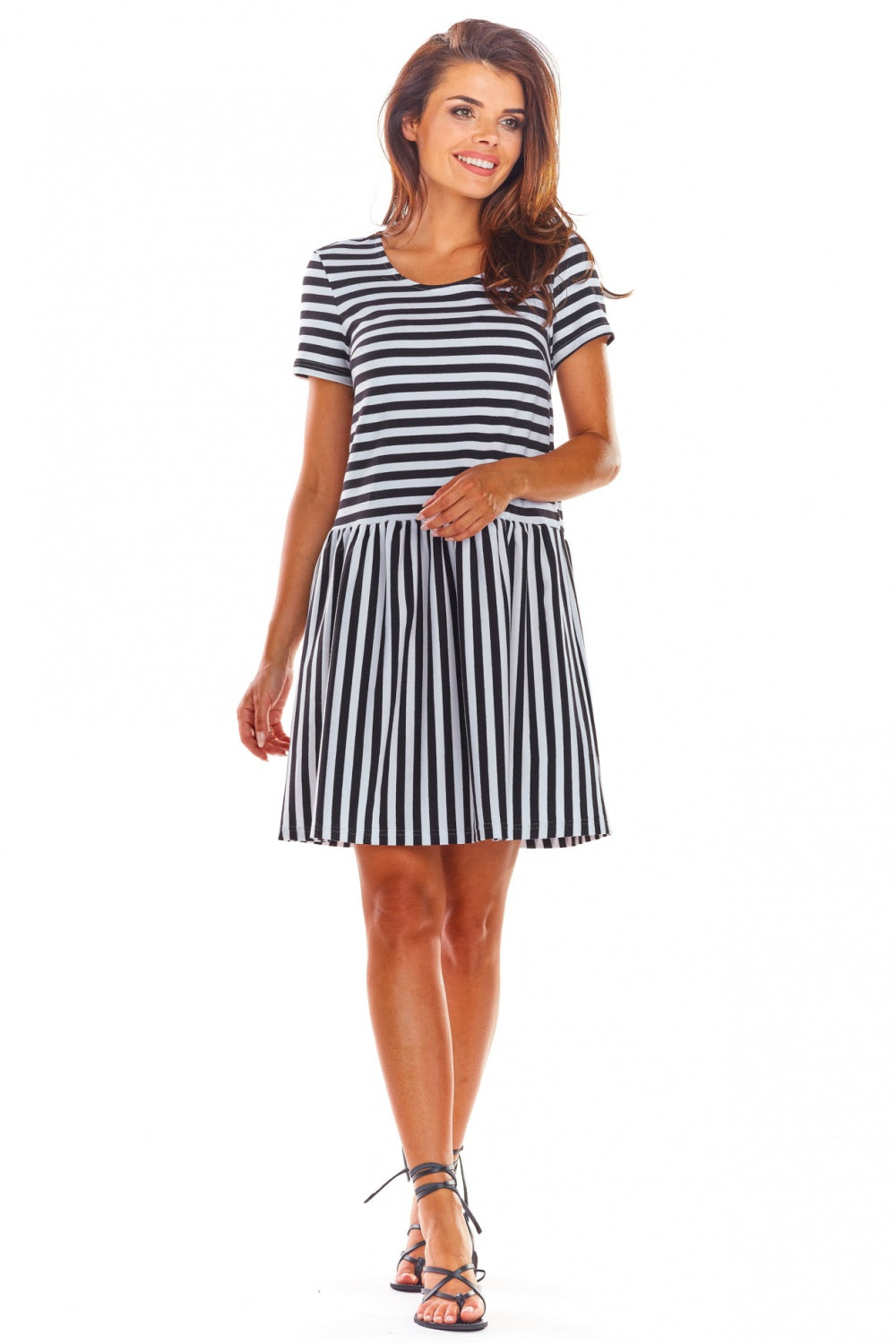 Paski Black Daydress