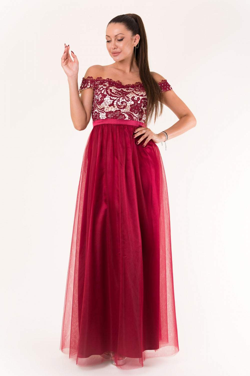Bordo Long dress