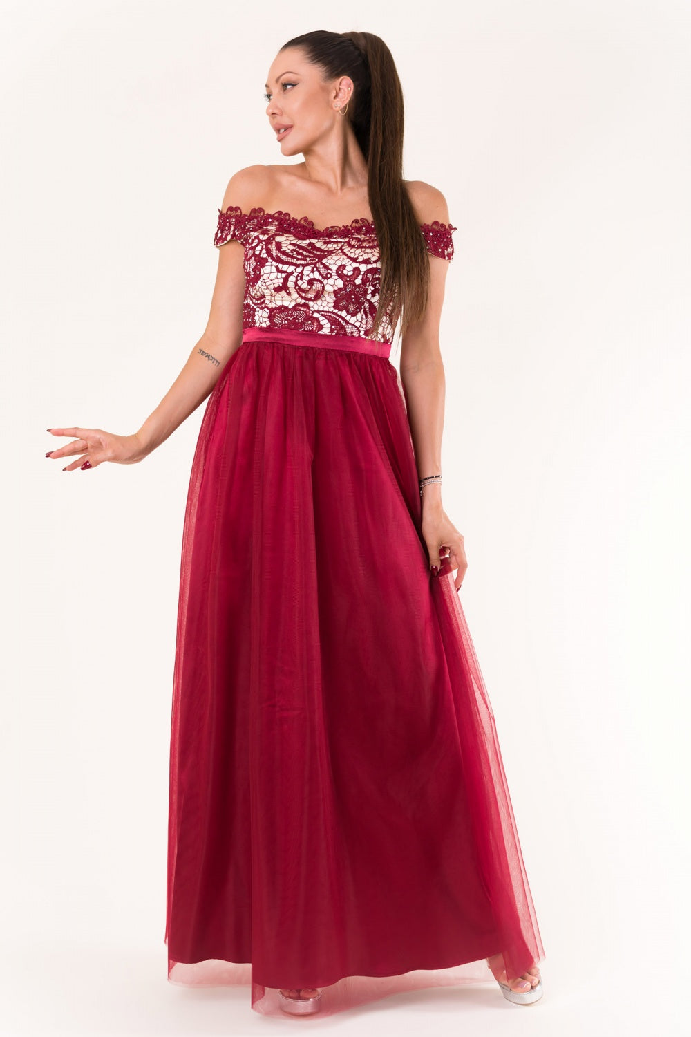 Bordo Long dress