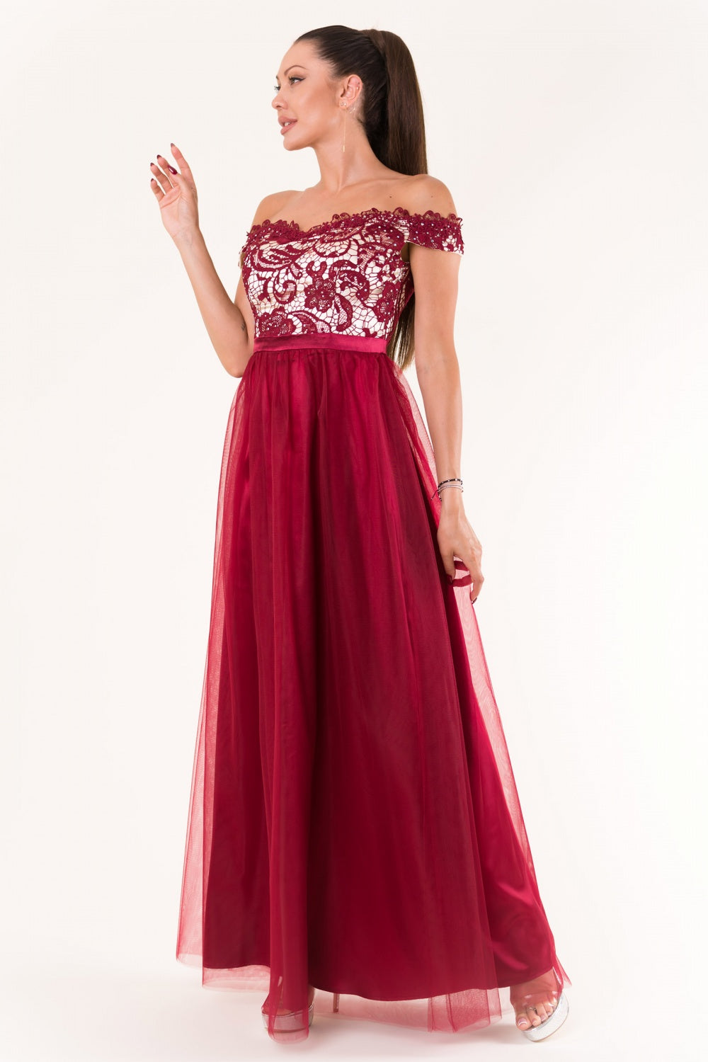Bordo Long dress