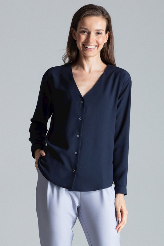 Navy Long sleeve shirt