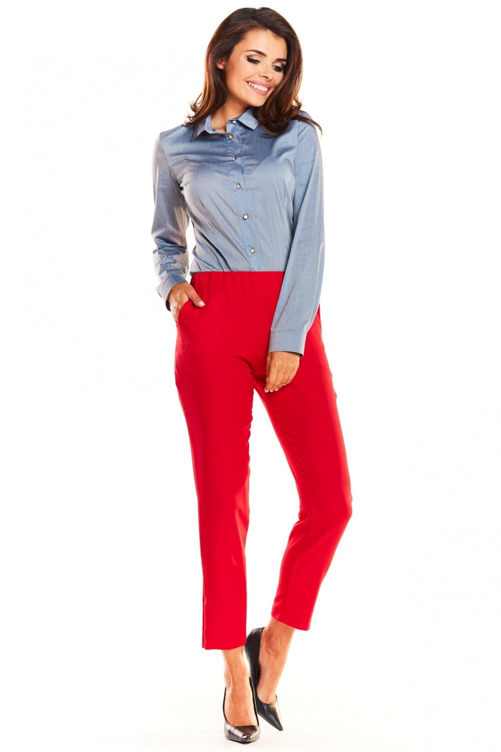 Red Women trousers