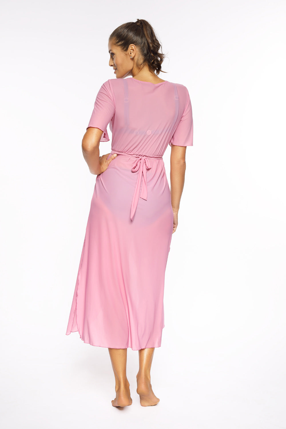 Soft Pink Powder Pink Beach tunic