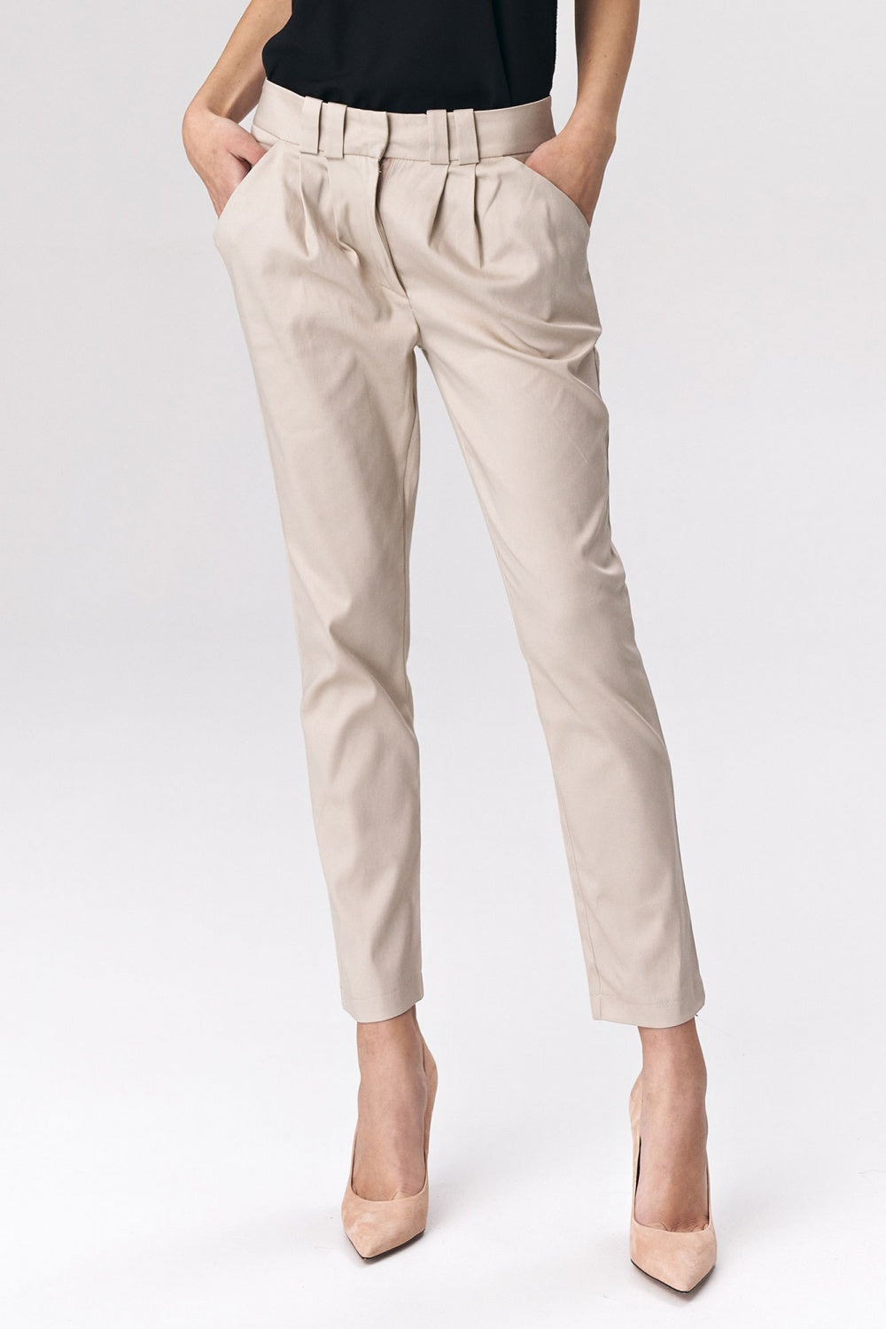 spodnie damskie SD Beige Trousers