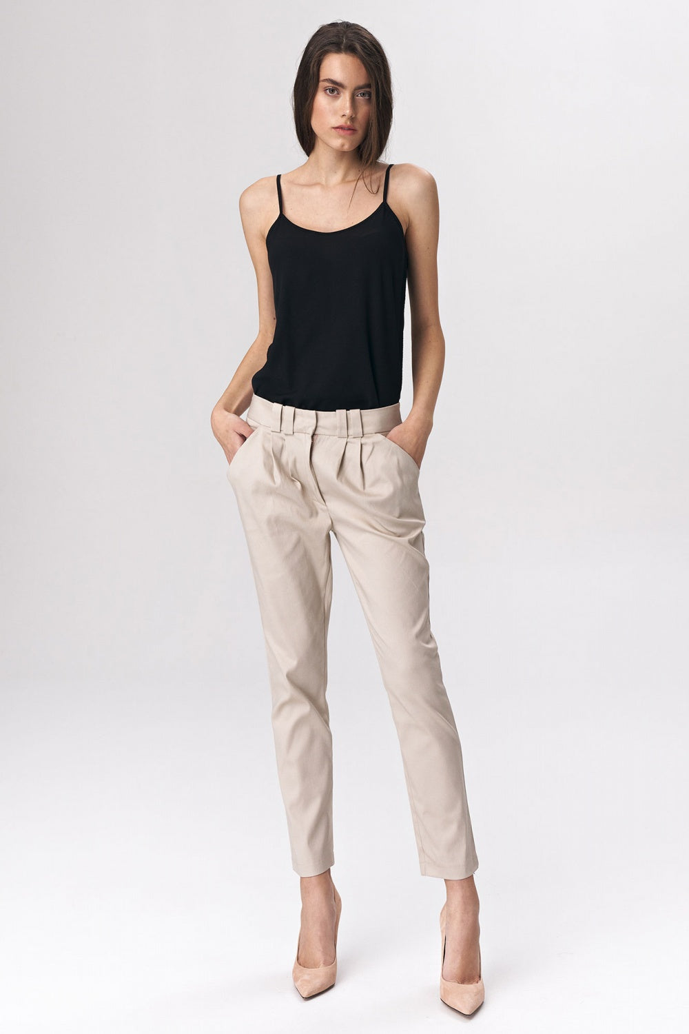 spodnie damskie SD Beige Trousers