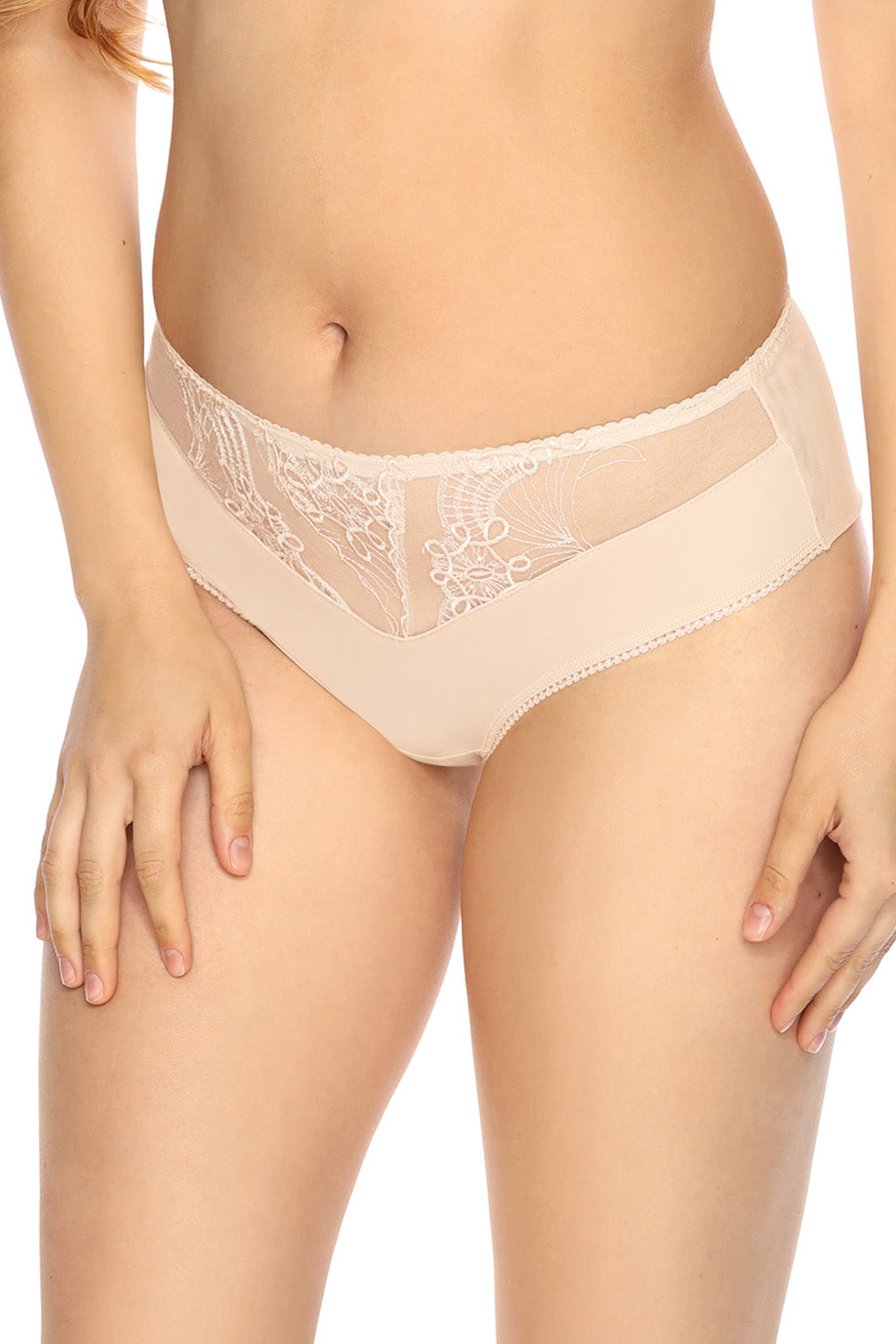 Aleksandra Beige Brazilian style panties