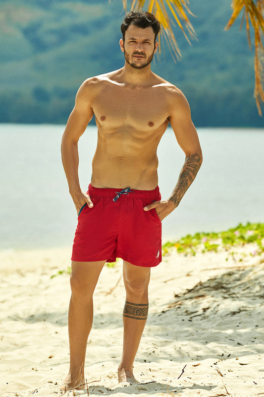 Red Swimming trunks