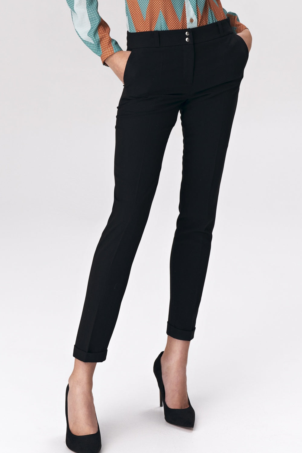 zapinane na napy SD Black Women trousers